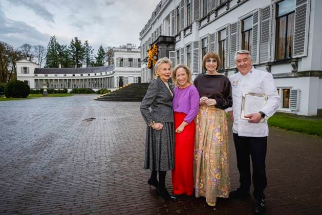 18-11-2025 Baarn Princess Margarita with Robert van Beckhoven, Maya Meijer and Nicole Uniquole attended the opening of the exhibition Taste of Soestdijk (Smaak van Soestdijk ), A Journey Through the Royal Kitchen, about the Royal kitchen at palace Soestdijk in Baarn. Â  Copyright: xPPEx