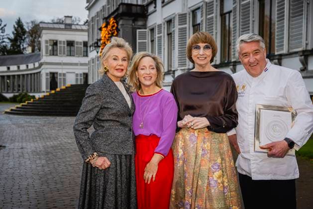 18-11-2025 Baarn Princess Margarita with Robert van Beckhoven, Maya Meijer and Nicole Uniquole attended the opening of the exhibition Taste of Soestdijk (Smaak van Soestdijk ), A Journey Through the Royal Kitchen, about the Royal kitchen at palace Soestdijk in Baarn. Â  Copyright: xPPEx