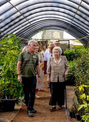18-11-2025 Antillen Princess Beatrix, patron of the Dutch Caribbean Nature Alliance (DCNA), visited Washington Slagbaai National Park and the Jantje Beton playground and Tera Barra on the 1st day of the 2 day visit to Bonaire. Â  Copyright: xPPEx