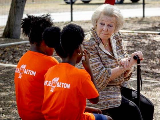18-11-2025 Antillen Princess Beatrix, patron of the Dutch Caribbean Nature Alliance (DCNA), visited Washington Slagbaai National Park and the Jantje Beton playground and Tera Barra on the 1st day of the 2 day visit to Bonaire. Â  Copyright: xPPEx