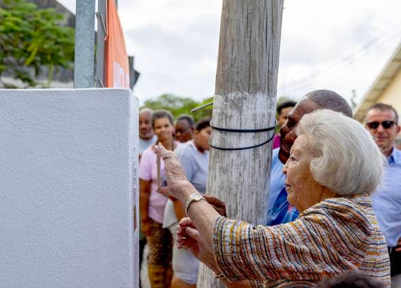 18-11-2025 Antillen Princess Beatrix, patron of the Dutch Caribbean Nature Alliance (DCNA), visited Washington Slagbaai National Park and the Jantje Beton playground and Tera Barra on the 1st day of the 2 day visit to Bonaire. Â  Copyright: xPPEx