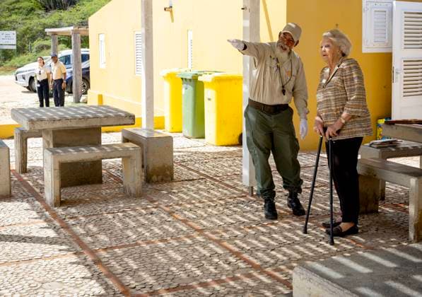 18-11-2025 Antillen Princess Beatrix, patron of the Dutch Caribbean Nature Alliance (DCNA), visited Washington Slagbaai National Park and the Jantje Beton playground and Tera Barra on the 1st day of the 2 day visit to Bonaire. Â  Copyright: xPPEx