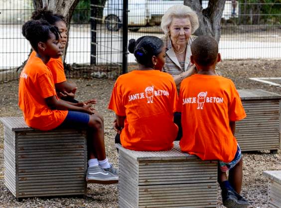 18-11-2025 Antillen Princess Beatrix, patron of the Dutch Caribbean Nature Alliance (DCNA), visited Washington Slagbaai National Park and the Jantje Beton playground and Tera Barra on the 1st day of the 2 day visit to Bonaire. Â  Copyright: xPPEx