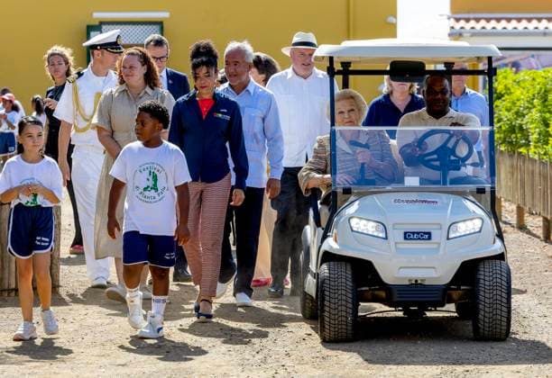 18-11-2025 Antillen Princess Beatrix, patron of the Dutch Caribbean Nature Alliance (DCNA), visited Washington Slagbaai National Park and the Jantje Beton playground and Tera Barra on the 1st day of the 2 day visit to Bonaire. Â  Copyright: xPPEx