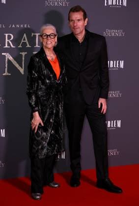 London Premiere of Desperate Journey at Odeon Luxe Leicester Square in London, UK - 18 Nov 2025 Annabel Jankel attends the London Premiere of Desperate Journey at Odeon Luxe Leicester Square. London United Kingdom Copyright: xFredxDuvalx xSOPAxImagesx FD_Desperate_Journey_14