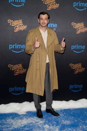Natale senza Babbo blu carpet in Rome, Italy - 18 Nov 2025 Stefano Cipani attends the blu carpet of movie Natale senza Babbo at Cinema Adriano. Rome Italy Copyright: xMarioxCartellix xSOPAxImagesx _DSC5000