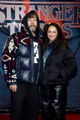 Stranger Things 5 , Fan Event at Tempelhof Airport, Berlin, 18 11 2025 Rea Garvey and Josephine Garvey at the fan event for Stranger Things at Hangar 7 at Tempelhof Airport in Berlin on 18 11 2025 Berlin Tempelhof Airport Copyright: xAnitaxBuggex