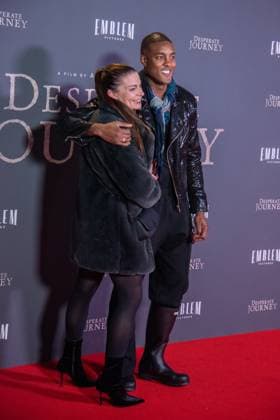 Desperate Journey London Premiere in London - 18 Nov 2025 Stefan Pierre-Tomlin attends the London Premiere of Desperate Journey at Odeon Luxe Leicester Square. London United Kingdom Copyright: xLoredanaxSangiulianox xSOPAxImagesx LSangiuliano-2-89
