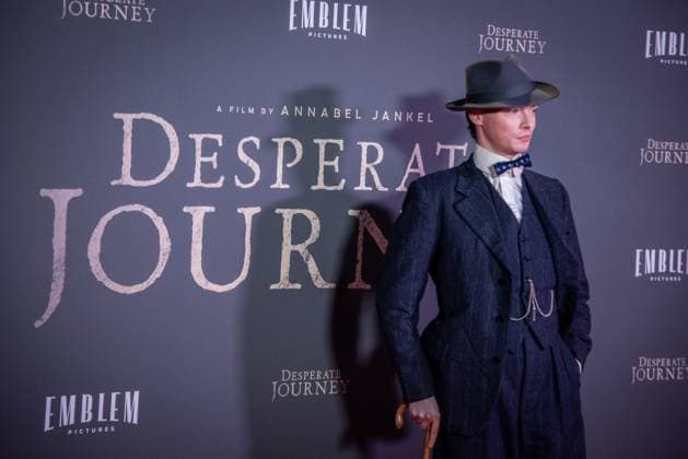Desperate Journey London Premiere in London - 18 Nov 2025 Zack Pinsent attends the London Premiere of Desperate Journey at Odeon Luxe Leicester Square. London United Kingdom Copyright: xLoredanaxSangiulianox xSOPAxImagesx LSangiuliano-2-30