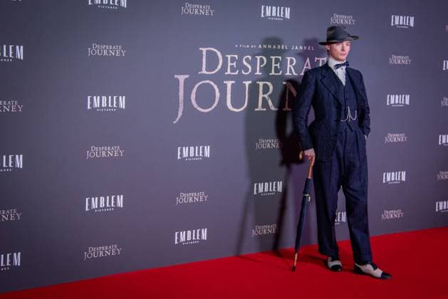 Desperate Journey London Premiere in London - 18 Nov 2025 Zack Pinsent attends the London Premiere of Desperate Journey at Odeon Luxe Leicester Square. London United Kingdom Copyright: xLoredanaxSangiulianox xSOPAxImagesx LSangiuliano-2-31