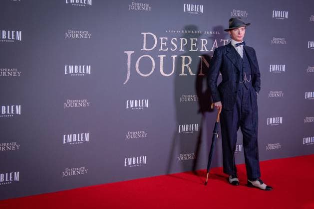 Desperate Journey London Premiere in London - 18 Nov 2025 Zack Pinsent attends the London Premiere of Desperate Journey at Odeon Luxe Leicester Square. London United Kingdom Copyright: xLoredanaxSangiulianox xSOPAxImagesx LSangiuliano-2558