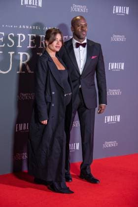 November 18, 2025, London, United Kingdom: Aida Yahaya and guest attend the London Premiere of Desperate Journey at Odeon Luxe Leicester Square. London United Kingdom - ZUMAs197 20251118_aaa_s197_214 Copyright: xLoredanaxSangiulianox