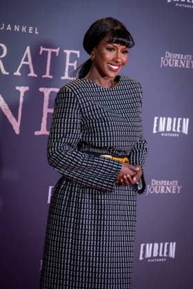 November 18, 2025, London, United Kingdom: Sarah Mulindwa attends the London Premiere of Desperate Journey at Odeon Luxe Leicester Square. London United Kingdom - ZUMAs197 20251118_aaa_s197_224 Copyright: xLoredanaxSangiulianox
