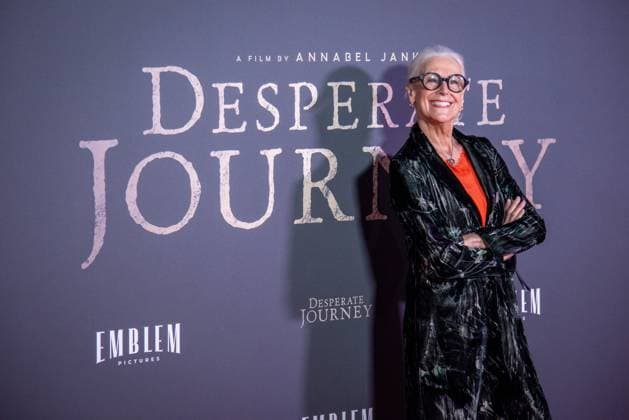November 18, 2025, London, United Kingdom: Annabel Jankel attends the London Premiere of Desperate Journey at Odeon Luxe Leicester Square. London United Kingdom - ZUMAs197 20251118_aaa_s197_273 Copyright: xLoredanaxSangiulianox