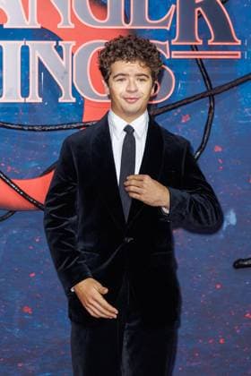Fan Event Stranger Things 5 Gaten Matarazzo at the Netflix Stranger Things Season 5 Fan Event at Tempelhof Airport Hangar 7 on 18 11 2025 in Berlin Copyright: xEventpressxKochanx