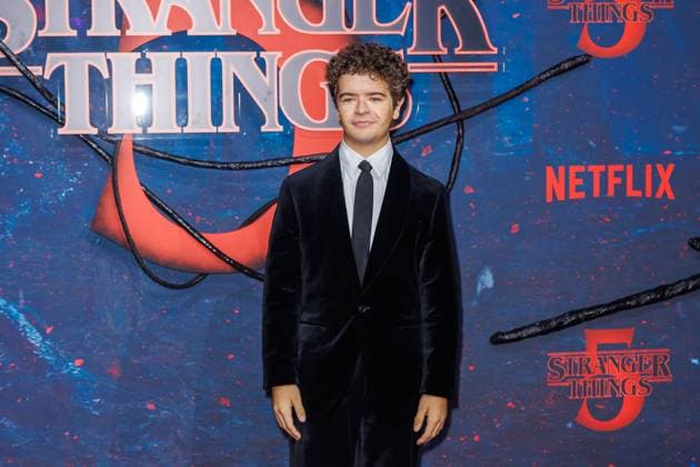 Fan Event Stranger Things 5 Gaten Matarazzo at the Netflix Stranger Things Season 5 Fan Event at Tempelhof Airport Hangar 7 on 18 11 2025 in Berlin Copyright: xEventpressxKochanx