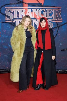 Stranger Things 5 fan event Johanna von Holst and Anyyuschka at the Netflix Stranger Things season 5 fan event at Tempelhof Airport Hangar 7 on 18 11 2025 in Berlin Copyright: xEventpressxKochanx