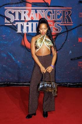 Fan Event Stranger Things 5 Binta Yaffa at the Netflix Stranger Things Season 5 Fan Event at Tempelhof Airport Hangar 7 on 18 11 2025 in Berlin Copyright: xEventpressxKochanx