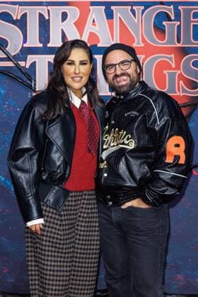 Fan Event Stranger Things 5 Senna Gammour and Xhem at the Netflix Stranger Things Season 5 Fan Event at Tempelhof Airport Hangar 7 on 18 11 2025 in Berlin Copyright: xEventpressxKochanx