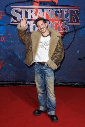 Fan event Stranger Things 5 Nico Stank at the Netflix Stranger Things season 5 fan event at Tempelhof Airport Hangar 7 on 18 11 2025 in Berlin Copyright: xEventpressxKochanx