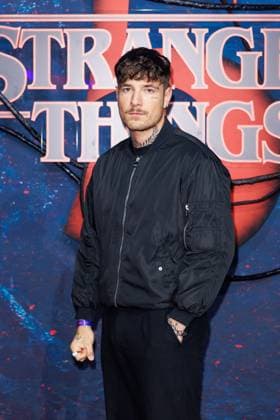 Fan event Stranger Things 5 Willi Whey at the Netflix Stranger Things season 5 fan event at Tempelhof Airport Hangar 7 on 18 11 2025 in Berlin Copyright: xEventpressxKochanx