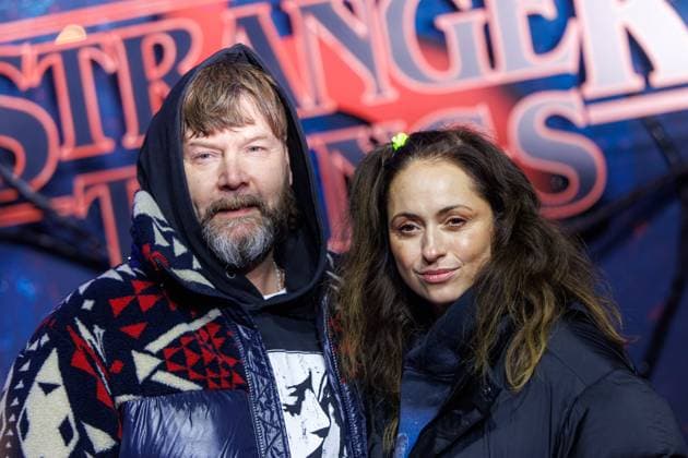 Stranger Things 5 fan event Rea Garvey and Josephine Garvey at the Netflix Stranger Things season 5 fan event at Tempelhof Airport Hangar 7 on 18 11 2025 in Berlin Copyright: xEventpressxKochanx