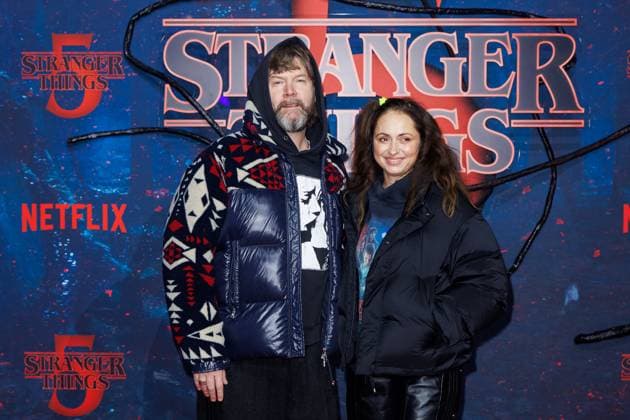Stranger Things 5 fan event Rea Garvey and Josephine Garvey at the Netflix Stranger Things season 5 fan event at Tempelhof Airport Hangar 7 on 18 11 2025 in Berlin Copyright: xEventpressxKochanx