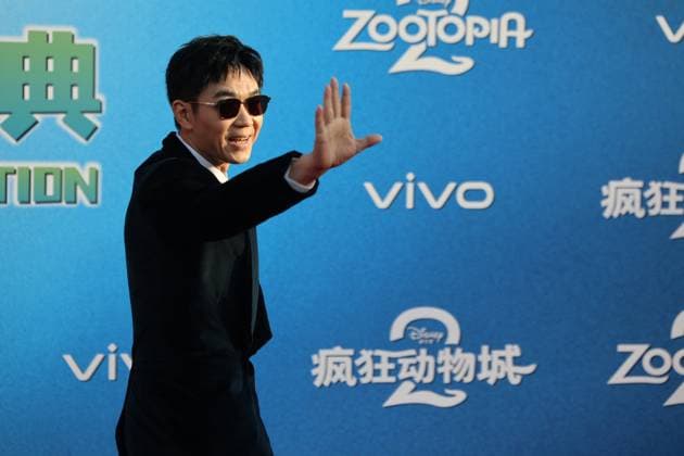SHANGHAI, CHINA - NOVEMBER 18: Actor Da Peng (aka Dong Chengpeng) arrives at the red carpet for Zootopia 2 global celebration at Shanghai Disneyland on November 18, 2025 in Shanghai, China.  Copyright: xVCGx 111604674463