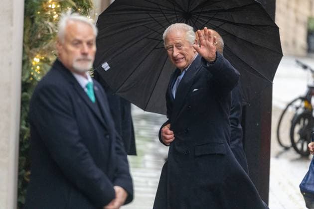 King Charles III arrives at Fortnum and Mason LONDON, UNITED KINGDOM - NOVEMBER 19: King Charles III arrives at Fortnum & Mason in central in London, United Kingdom on November 19, 2025. Ilyas Tayfun Salci Anadolu London United Kingdom. Editorial use only. Please get in touch for any other usage.  Copyright: x2025xAnadoluxIlyasxTayfunxSalcix