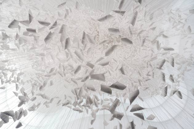 Milan, Preview of the installation Moment the Snow Melts by Chiharu Shiota at Mudec, Museum of Culture in Via Tortona  Copyright: xDuilioxPiaggesix xipa-agency.netx xDuilioxPiaggesix IPA_Agency_IPA68124973