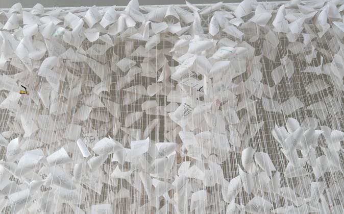 Milan, Preview of the installation Moment the Snow Melts by Chiharu Shiota at Mudec, Museum of Culture in Via Tortona  Copyright: xDuilioxPiaggesix xipa-agency.netx xDuilioxPiaggesix IPA_Agency_IPA68125012