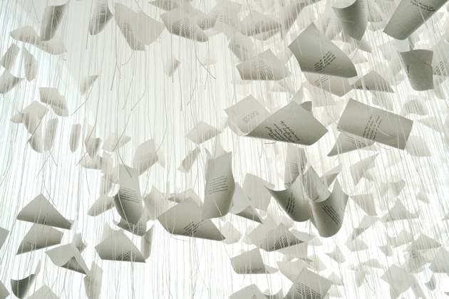 Milan, Preview of the installation Moment the Snow Melts by Chiharu Shiota at Mudec, Museum of Culture in Via Tortona  Copyright: xDuilioxPiaggesix xipa-agency.netx xDuilioxPiaggesix IPA_Agency_IPA68125072
