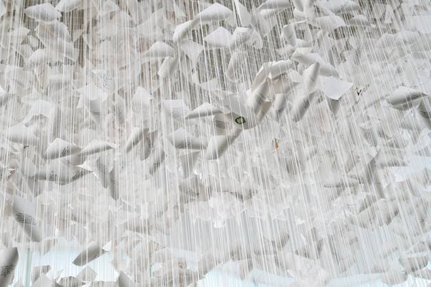 Milan, Preview of the installation Moment the Snow Melts by Chiharu Shiota at Mudec, Museum of Culture in Via Tortona  Copyright: xDuilioxPiaggesix xipa-agency.netx xDuilioxPiaggesix IPA_Agency_IPA68125079