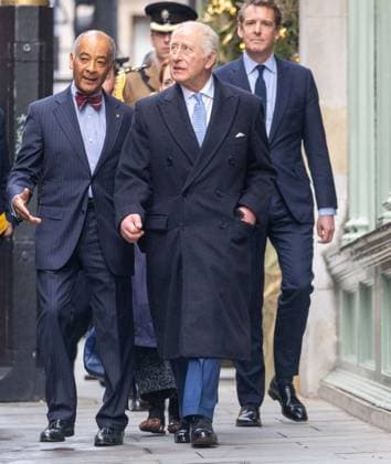 King Charles III at Fortnum & Mason LONDON, UNITED KINGDOM - NOVEMBER 19: King Charles III leaves Fortnum & Mason in central in London, United Kingdom on November 19, 2025. The King marked the second anniversary of Coronation Food Project. Ilyas Tayfun Salci Anadolu London United Kingdom. Editorial use only. Please get in touch for any other usage.  Copyright: x2025xAnadoluxIlyasxTayfunxSalcix