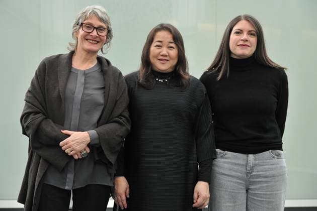 photo Mario Romano IPP Milan 19 11 2025 Presentation of the Installation The Moment the Snow Melts by the artist Chiharu Shiota in the photo the artist Chiharu Shiota Italy Photo Press World Copyright Installation The Moment the S
