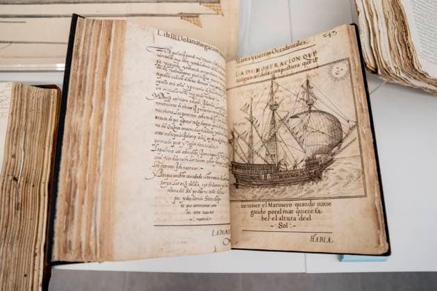 The King visits the Navys historical archive Sede Juan Sebastián de Elcano King Felipe VI during a visit to the Navys historical archive Sede Juan Sebastián de Elcano, at the Alfonso X el Sabio barracks, on November 19, 2025, in Madrid Spain The Navys Historical Archive, main reference of the Navys documentary heritage, has two headquarters, one located in the Palace of Viso del Marqués in Ciudad Real and named after Álvaro de Bazán, and the other, newly built in Madrid, with modern and expandable facilities named Juan Sebastián de Elcano 19 NOVEMBER 2025 A Pé Espana  Copyright: xA.xPÃ rezxMecax 7111192