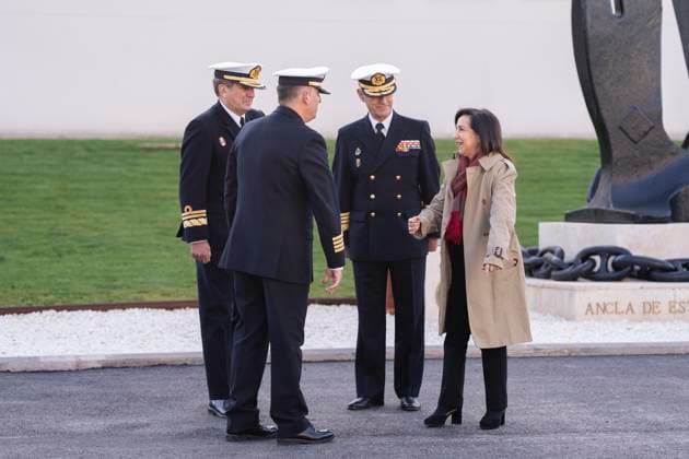 The King visits the Navys historical archive Sede Juan Sebastián de Elcano King Felipe VI, accompanied by the Minister of Defense, Margarita Robles, during a visit to the Navys historical archive Sede Juan Sebastián de Elcano, at the Alfonso X el Sabio barracks, on November 19, 2025, in Madrid Spain The Navys Historical Archive, main reference of the Navys documentary heritage, has two headquarters, one located in the Palace of Viso del Marqués in Ciudad Real and named after Álvaro de Bazán, and the other, newly built in Madrid, with modern and expandable facilities named Juan Sebastián de Elcano 19 NOVEMBER 2025 A Pé Espana  Copyright: xA.xPÃ rezxMecax 7111201