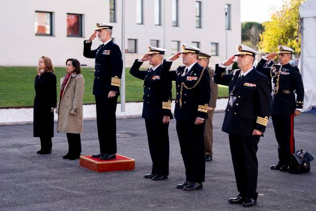 The King visits the Navys historical archive Sede Juan Sebastián de Elcano King Felipe VI, accompanied by the Minister of Defense, Margarita Robles, during a visit to the Navys historical archive Sede Juan Sebastián de Elcano, at the Alfonso X el Sabio barracks, on November 19, 2025, in Madrid Spain The Navys Historical Archive, main reference of the Navys documentary heritage, has two headquarters, one located in the Palace of Viso del Marqués in Ciudad Real and named after Álvaro de Bazán, and the other, newly built in Madrid, with modern and expandable facilities named Juan Sebastián de Elcano 19 NOVEMBER 2025 A Pé Espana  Copyright: xA.xPÃ rezxMecax 7111204