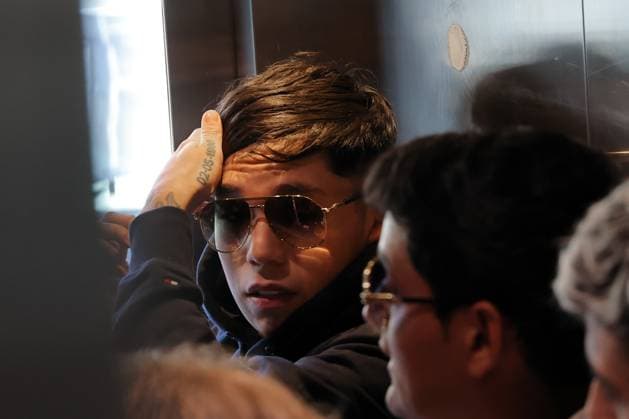 Santiago November 19, 2025 Formalization hearing of urban singer Jeremias Tobar Llevul Jere Klein at the Javier Torres Justice Center Aton Chile, Santiago Chile Aton Chile Aton 1104245  Copyright: JAVIERxTORRES ATONxCHILE