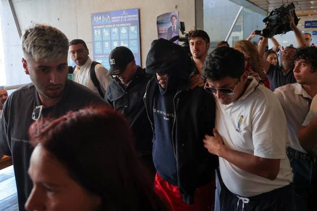 Santiago November 19, 2025 Formalization hearing of urban singer Jeremias Tobar Llevul Jere Klein at the Javier Torres Justice Center Aton Chile, Santiago Chile Aton Chile Aton 1104246  Copyright: JAVIERxTORRES ATONxCHILE