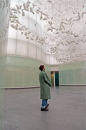 Chiharu Shiota s Art Installation Moment the Snow Melts at Mudec - Milan Preview of the installation Moment the Snow Melts by Chiharu Shiota at Mudec, Museum of Culture in Via Tortona in Milan, Italy on November 19, 2025. Photo by Duilio Piaggesi IPA ABACAPRESS.COM Milan Milan Italy  Copyright: xIPA ABACAx