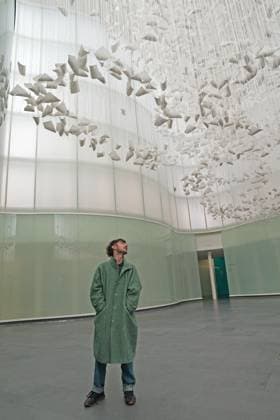 Chiharu Shiota s Art Installation Moment the Snow Melts at Mudec - Milan Preview of the installation Moment the Snow Melts by Chiharu Shiota at Mudec, Museum of Culture in Via Tortona in Milan, Italy on November 19, 2025. Photo by Duilio Piaggesi IPA ABACAPRESS.COM Milan Milan Italy  Copyright: xIPA ABACAx