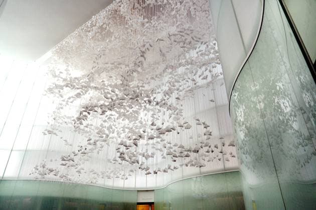 Chiharu Shiota s Art Installation Moment the Snow Melts at Mudec - Milan Preview of the installation Moment the Snow Melts by Chiharu Shiota at Mudec, Museum of Culture in Via Tortona in Milan, Italy on November 19, 2025. Photo by Duilio Piaggesi IPA ABACAPRESS.COM Milan Milan Italy  Copyright: xIPA ABACAx