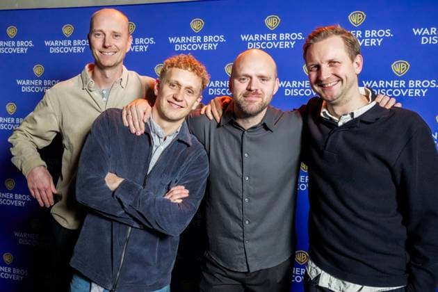 Presentation of the upcoming season on TVNorge and Warner Bros Oslo 20251119 Erik Bjornstad, Johannes Fürst, Torjus Tveiten and Jorgen Evensen during the presentation of the programs for the upcoming season on TVNorge and Warner Bros Discoverys channels and platforms Photo Terje Bendiksby NTB Oslo Norway tpQUXVyczq8 EDITORIAL USE ONLY Ref ENTtpQUXVyczq8 jpg  Copyright: xTerjexBendiksbyx xNTBx