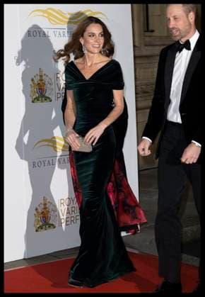 . 19 11 2025. London, United Kingdom. Prince William and Kate Middleton, the Prince and Princess of Wales arriving at the Royal Variety Performance in London.  xStephenxLockx xi-Imagesx IIM-26391-0015