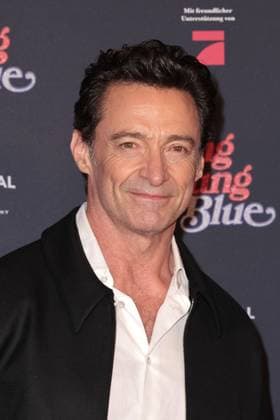 Hugh Jackman at the Song Sung Blue movie premiere on 19 11 2025 at the Zoo Palast in Berlin Song Sung Blue movie premiere in Berlin with Hugh Jackman Kate Hudson