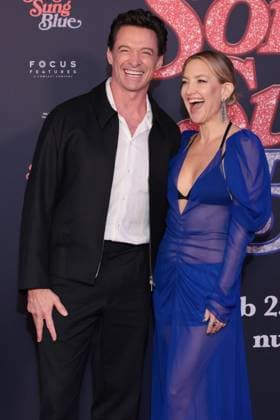 19 11 2025, Hugh Jackman and Kate Hudson at the premiere of Song Sung Blue, Zoo Palast, Berlin, Berlin