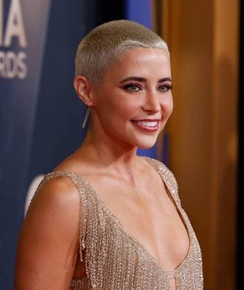 CeCe Frey arrives on the red carpet for the 59th CMA Awards in Nashville, Tennessee, on Wednesday, November 19, 2025.  NAS20251119126 JOHNxANGELILLO