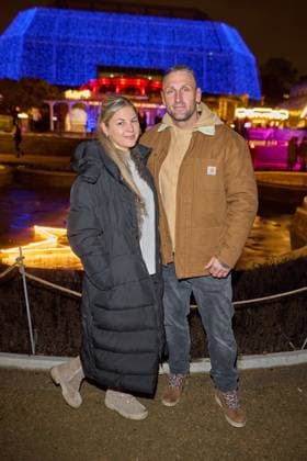 Chantal Laupert and Kevin Kuske Opening of the Christmas Garden Berlin 2025 in the Botanical Garden Berlin on 19 11 2025 Christmas Garden Berlin 2025