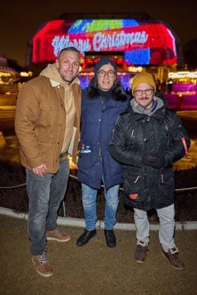 Kevin Kuske, Jan Sosniok and Thomas Drechsel Opening of the Christmas Garden Berlin 2025 in the Botanical Garden Berlin on 19 11 2025 Christmas Garden Berlin 2025